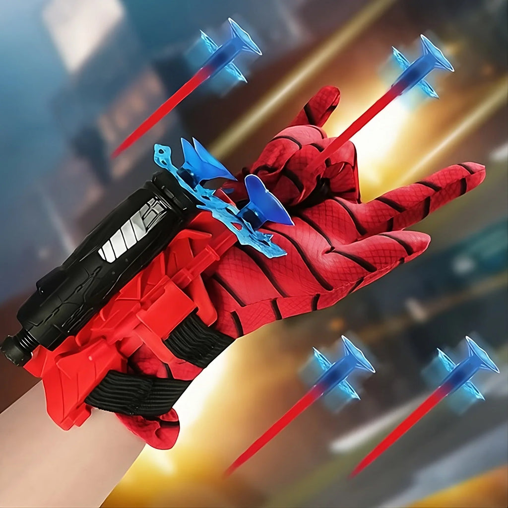 Spiderman Wrist Shooter - Launcher Transmitter Set For Kids - Miraaj